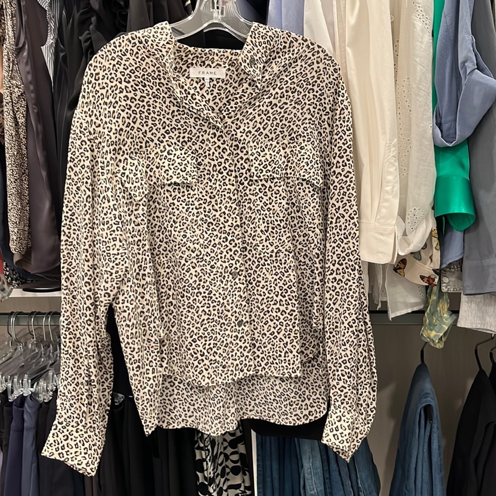 Great animal print blouse